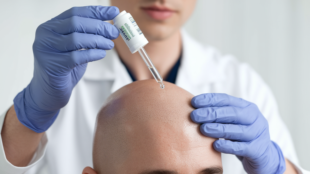 Minoxidil (Rogaine) treatment for hair loss